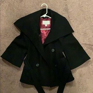 3/4 Sleeve Short Wrap Coat XS